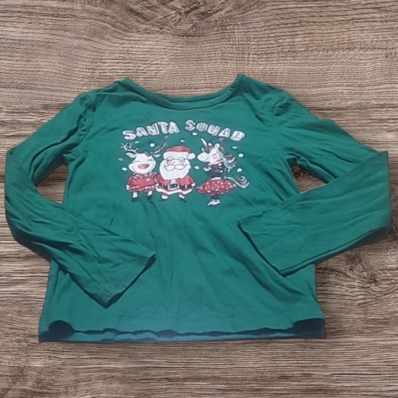 LITTLE GIRL'S HOLIDAY TIME CHRISTMAS SHIRT - Picture 1 of 6